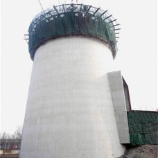 滑模烟囱新建